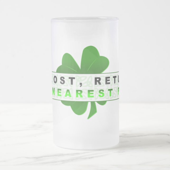 If Lost Frosted Glass Mug (Center)