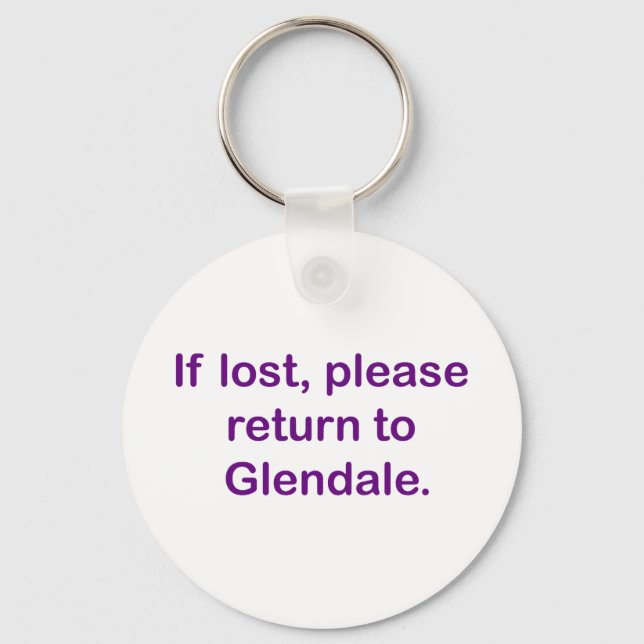 If Lost, Please Return Key Ring (Front)