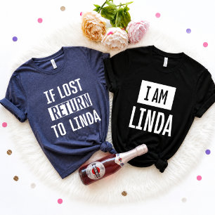 If Lost Return To Custom Name Funny Couple Name T-Shirt