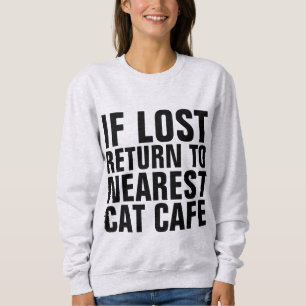 IF LOST RETURN TO NEAREST CAT CAFE T-shirts