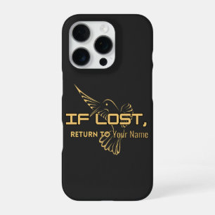 If Lost Return To – Personalized Name iPhone 16 Pr Pro Case
