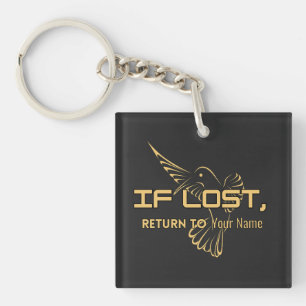 If Lost Return To – Personalized Name Key Ring