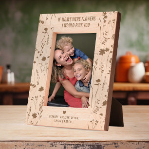 If Mum's Were Flowers Etched Frames