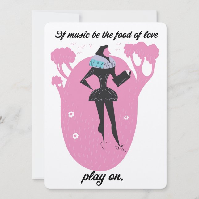 If music be the food of love play on (Front)