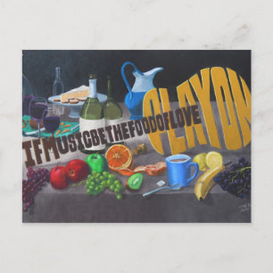 If Music Be The Food Of Love Postcard