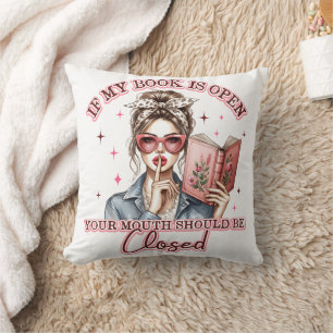 If My Book Is Open... Cushion