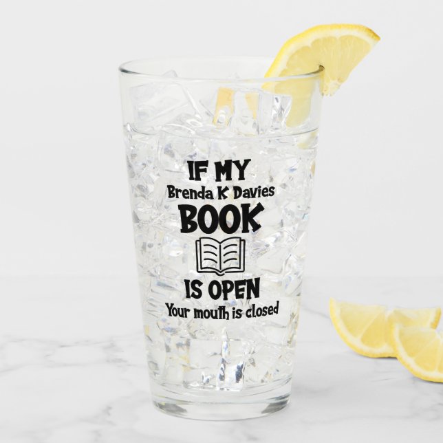 If My Brenda K Davies Book Is Open Glass (Back Ice)
