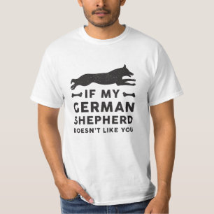 If My German Shepherd Dog Lover Vintage Funny Gift T-Shirt
