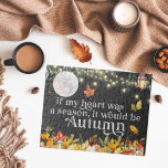 If My Heart Was A Season It Would Be Autumn Jigsaw Puzzle<br><div class="desc">Trendy watercolor hand drawn illustrations of cosy, autumn favourites. These make great gifts! Add your custom wording to this design by using the "Edit this design template" boxes on the right hand side of the item, or click the blue "Customise it" button to arrange the text, change the fonts and...</div>