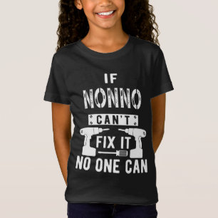 If Nonno Can't Fix It No One Can Italy Italian Gra T-Shirt