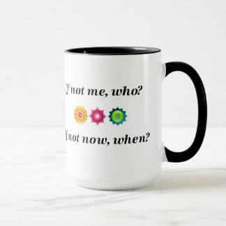 If not me, who? If not now, when? Mug