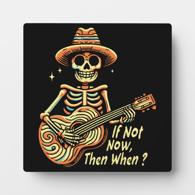 If Not Now, Then When Plaque (Front)