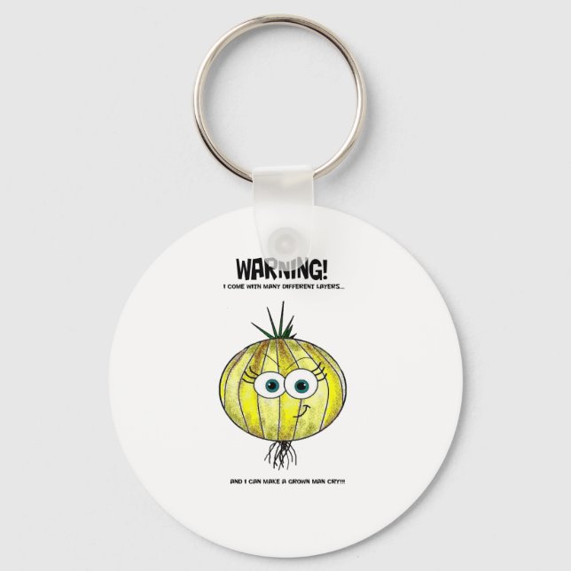 If Onions were Women Key Ring (Front)