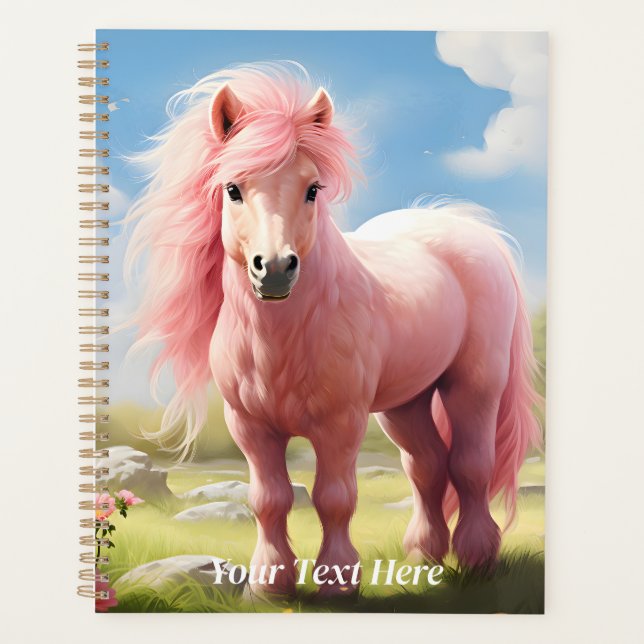 If Only Ponies Came In Pink Personalised Planner (Front)