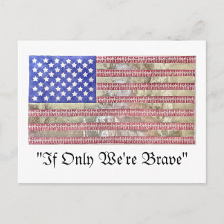 If Only We're Brave Postcard
