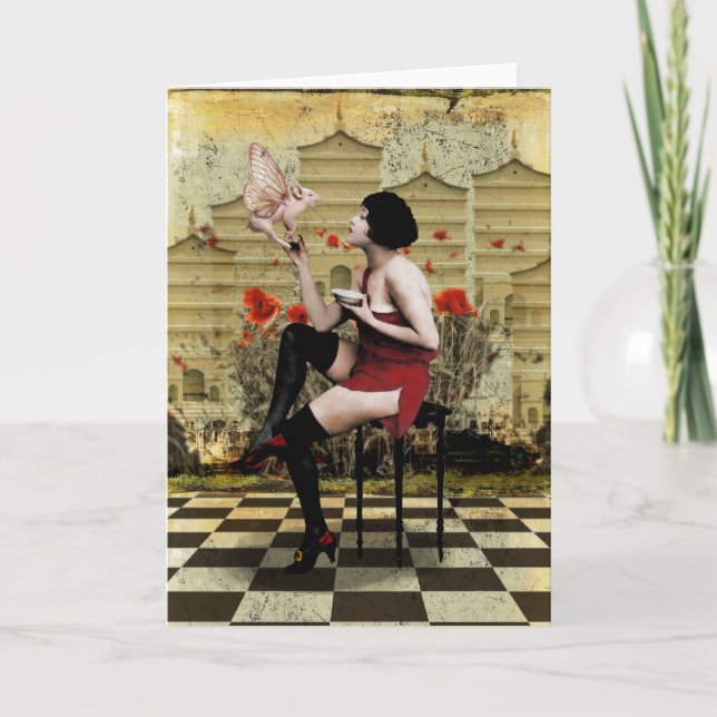 If pigs could fly card (Front)