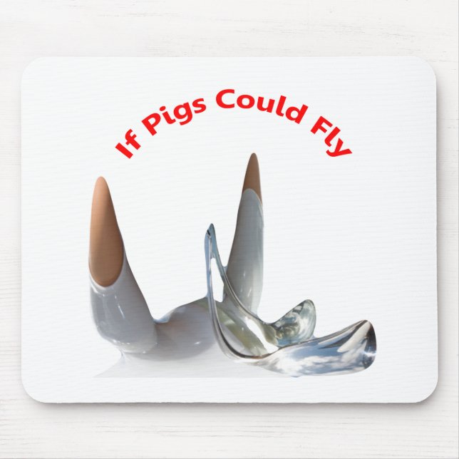 If Pigs Could Fly Mouse Mat (Front)