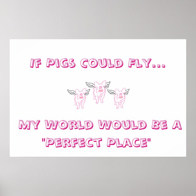 If Pigs Could Fly Poster (Front)