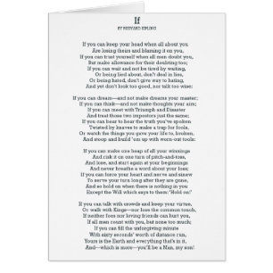 IF Poem by Rudyard Kipling