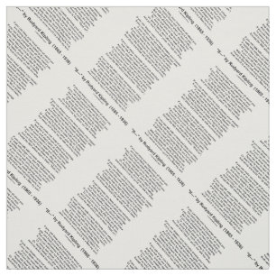 If- Poem by Rudyard Kipling (No Kipling Picture) Fabric