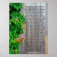 IF, Poem by Rudyard Kipling poster