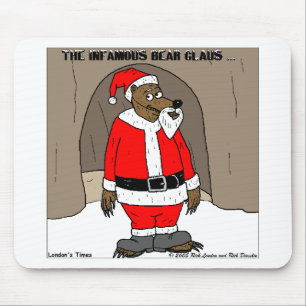 If Santa Clause The Bear Fun Christmas Gifts Tees Mouse Mat