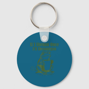 If shenan shenanigan st patricks day frog retro key ring