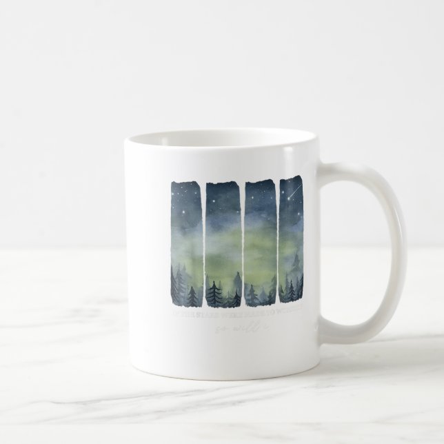 If Stars Were Made To Worship So Will I Psalm 148  Coffee Mug (Right)
