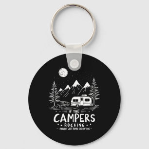 If The Campers Rocking - Crazy Dog Lover For Funny Key Ring