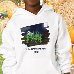 If the Corn Waves Back Funny Halloween Ghost