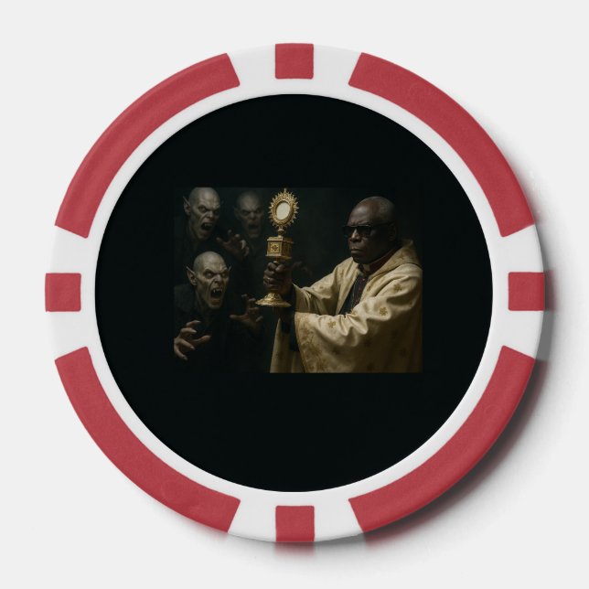 'If the Pope were Blade' Poker Chips (Front)