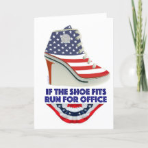 If the Shoe Fits Customisable Birthday Card