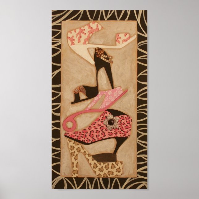 If the Shoe Fits!: Fun Fashion Poster (Front)