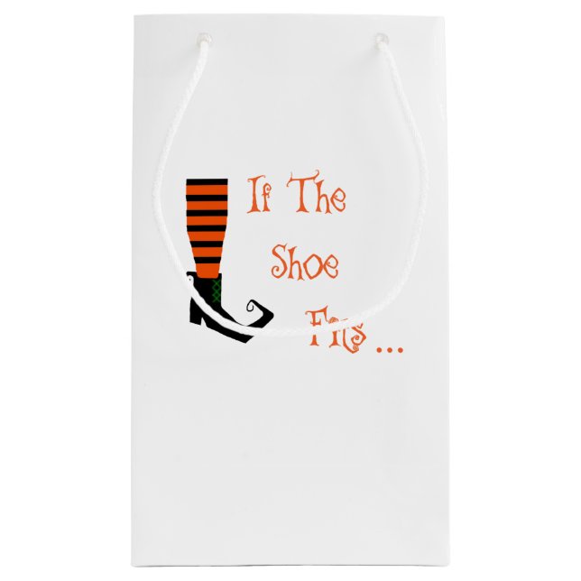 If The Shoe Fits Halloween Gift Bag (Back)