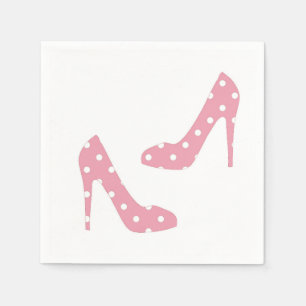 If the Shoe Fits Pink Napkins