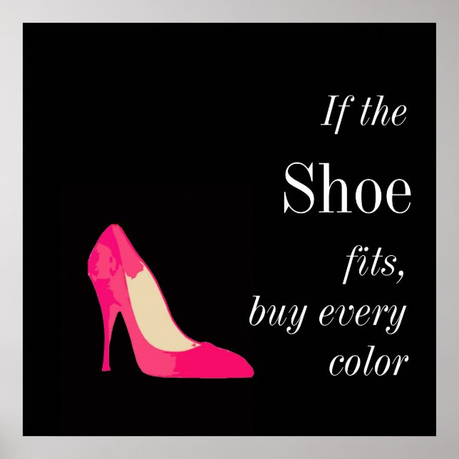 if the shoe fits poster (Front)