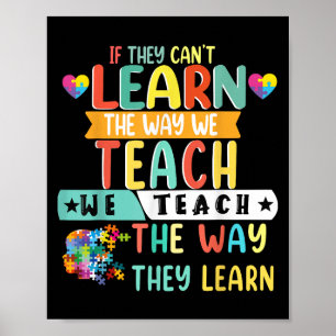 If They Can't Learn The Way We Teach The Way They Poster