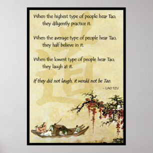 If they did not laugh, it would not be Tao Poster