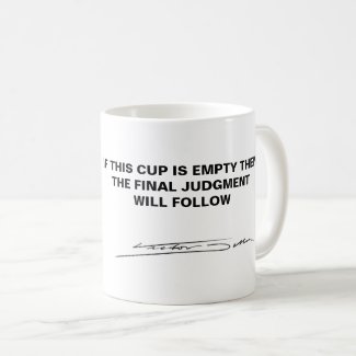 If this cup is empty coffee mug