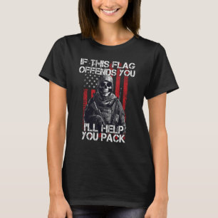 If This Flag Offends You, 4th Of July US Flag, USA T-Shirt