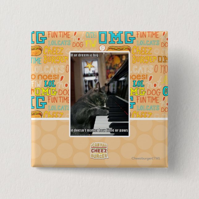 If ur dreem is big 15 cm square badge (Front)