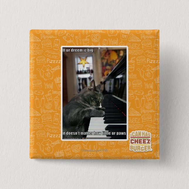 If ur dreem is big 15 cm square badge (Front)