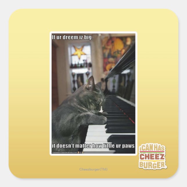 If ur dreem is big square sticker (Front)