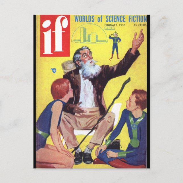 If v04 n06 (1955-02.Quinn)Pulp Art Postcard (Front)