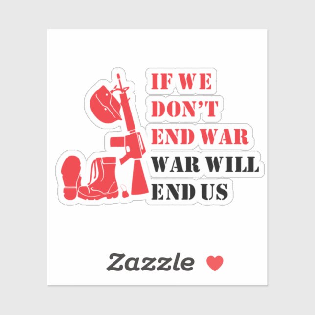 If we don't End War, War will end Us (Sheet)