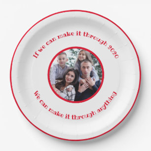 If We Made It 2020 Covid Name Fun Modern Paper Plate