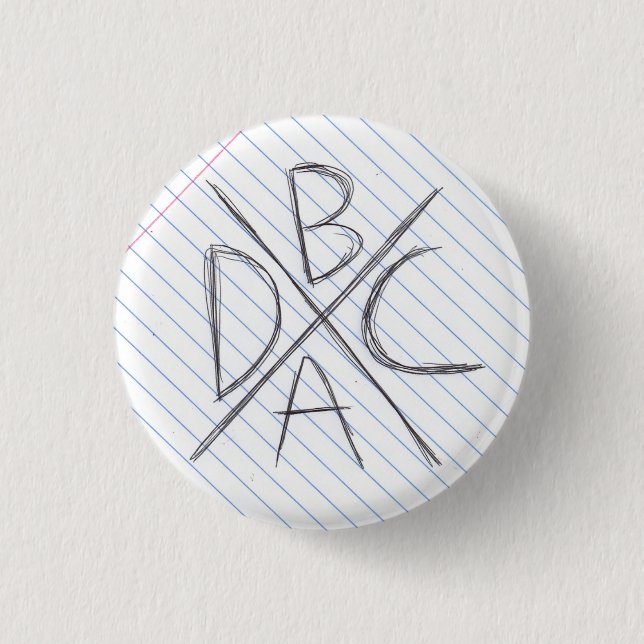 If we were a punk band we'd sell buttons like this (Front)