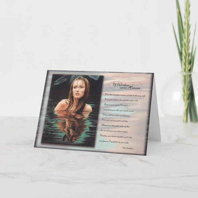 If Wishes Were Horses Card (Front)