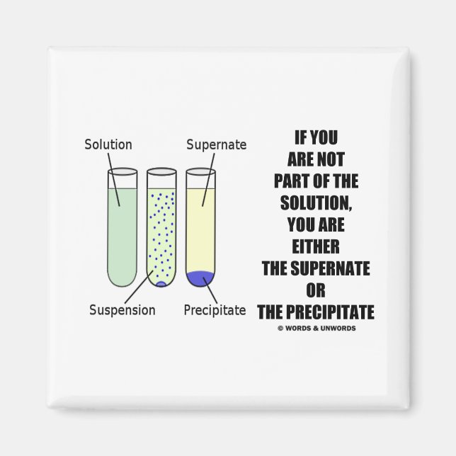 If You Are Not Part Solution Supernate Precipitate Magnet (Front)