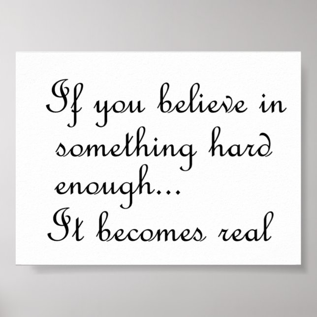 If you believe in something-poster poster (Front)